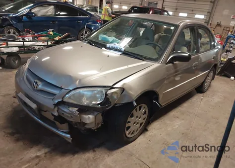 2004 Honda Civic Lx z USA, uszkodzony, nr VIN 1HGES16594L016065